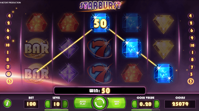 Игровой интерфейс Starburst 5