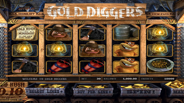 Бонусная игра Gold Diggers 7