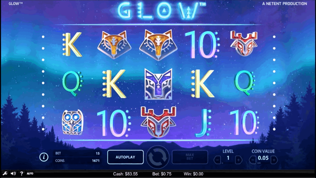 Характеристики слота Glow 5