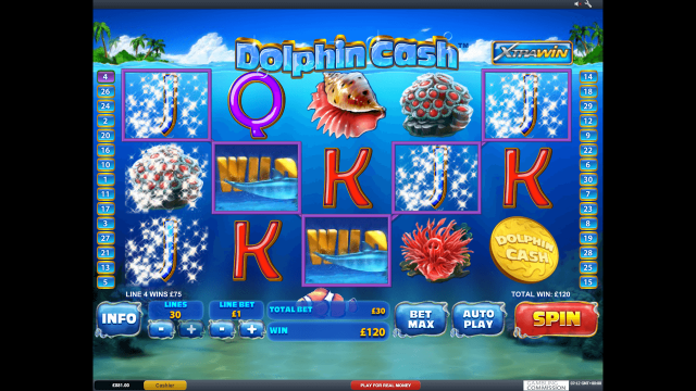 Бонусная игра Dolphin Cash 10