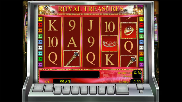 Характеристики слота Royal Treasures 3