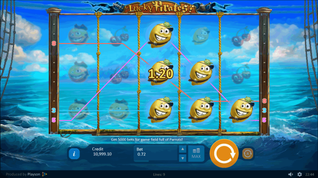 Характеристики слота Lucky Pirates! 4