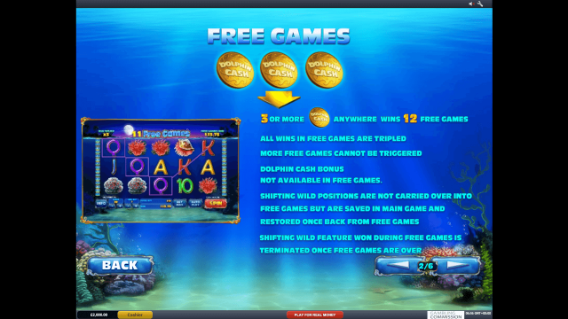 Характеристики слота Dolphin Cash 2