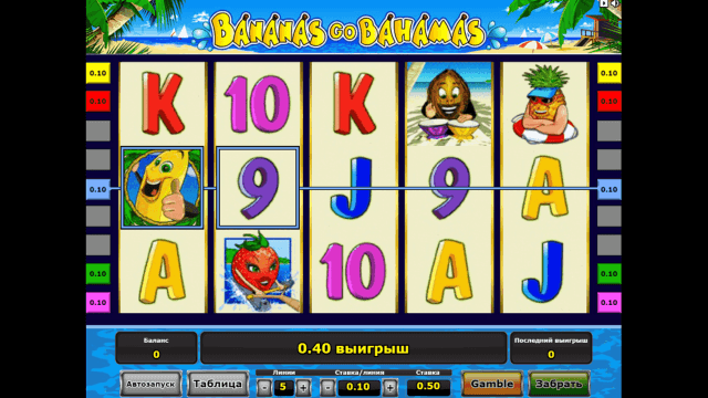 Бонусная игра Bananas Go Bahamas 3